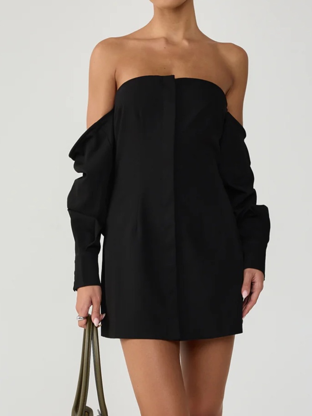 RAELYNN MINI DRESS (BLACK) - Picture 4 of 5